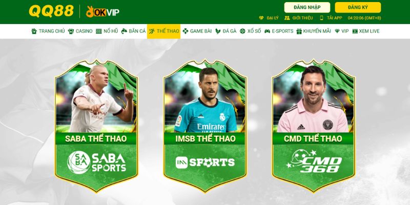 Giới thiệu sơ lược về sảnh game thể thao QQ88