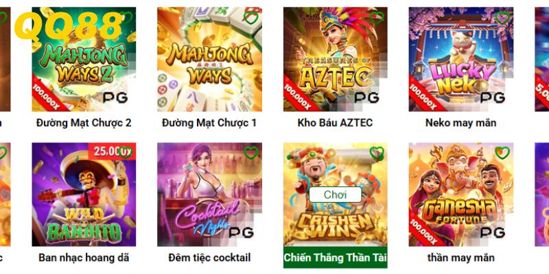 Khám phá thế giới giải trí QQ88 nổ hũ chất lượng cao